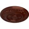 Ekena Millwork Nestor Ceiling Medallion (Fits Canopies up to 5"), Hand-Painted Antique Copper, 25 7/8"OD x 2 1/4"P CM25NEACS - alternate 3
